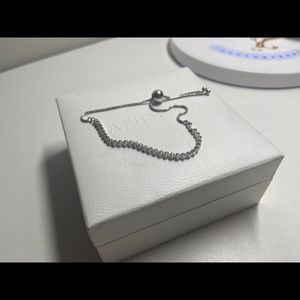 Pandora Crystal Bracelet - Silver